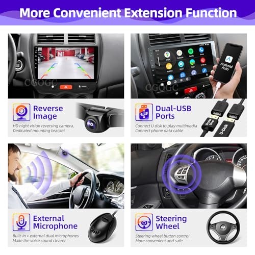 for Mitsubishi Outlander Sport 2011-2017 Radio Upgrade Compatible with