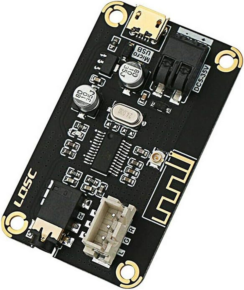 1Pcs 12V/24V Car Bluetooth 4.2 Audio Receiver Board Sound Stereo Module Wire