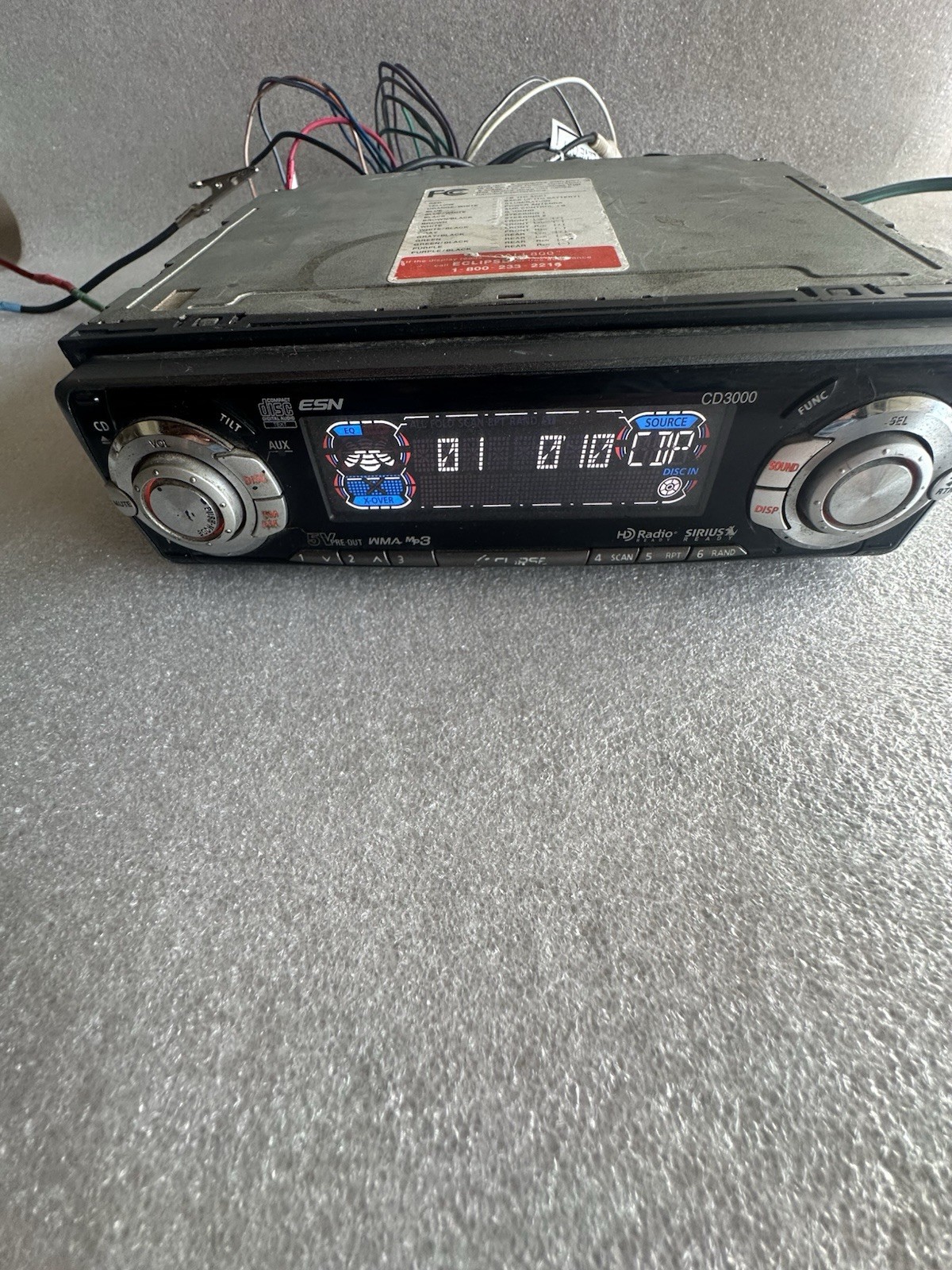 Old School ECLIPSE CD3000 Head Unit