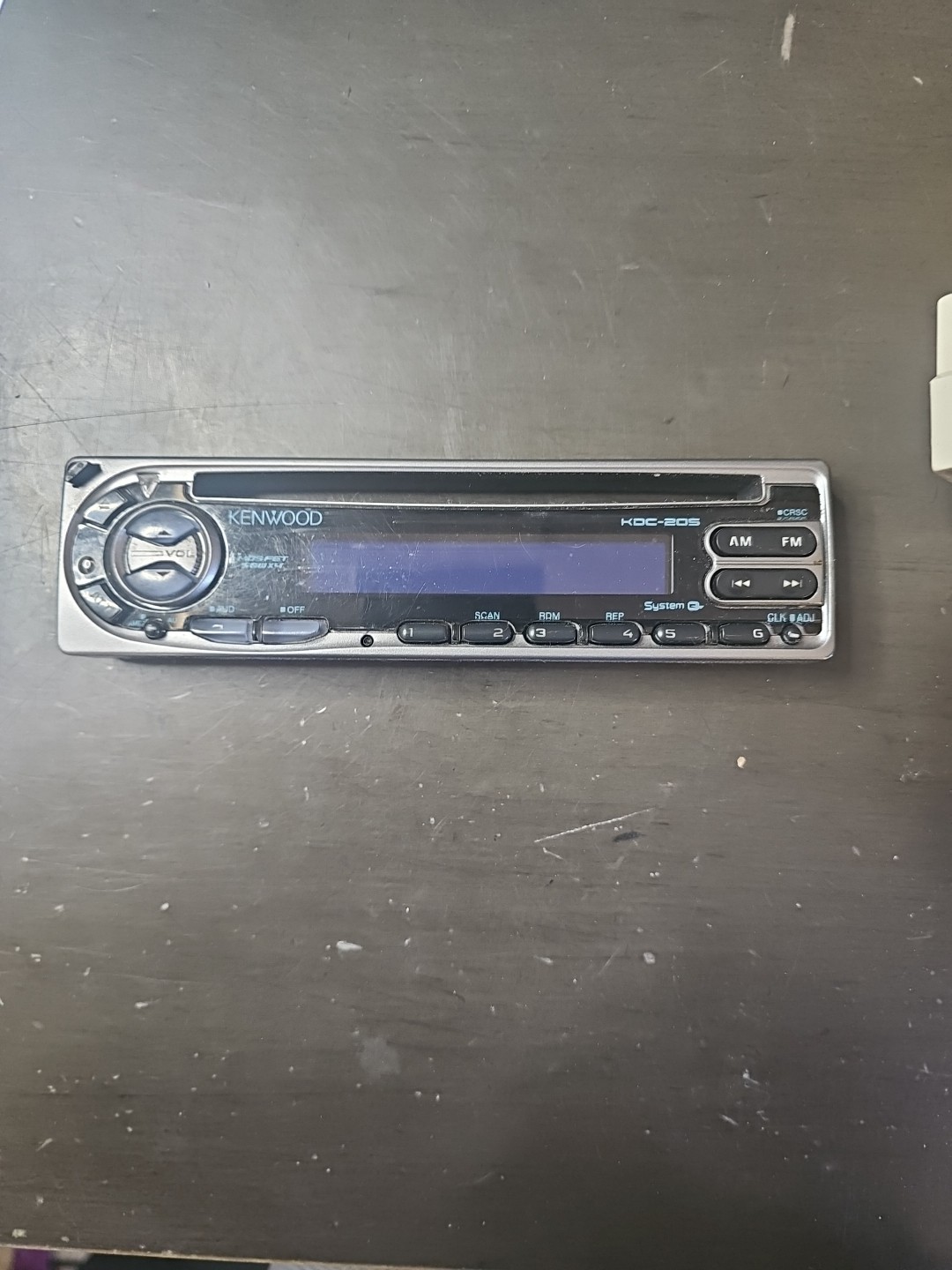 Kenwood KDC-205 Car Stereo Detachable Face with Harness-CD Player AM/FM-CLEAN!