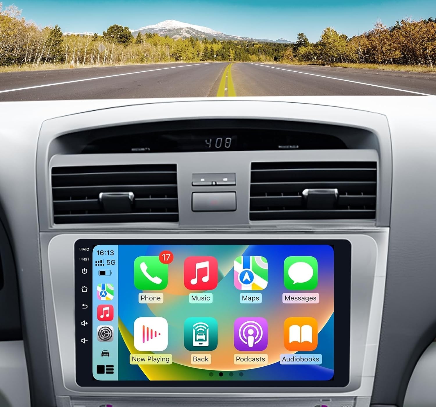 4Core Apple Android Radio 2+64G 9” CarPlay WiFi GPS for Toyota Camry 2007-2011