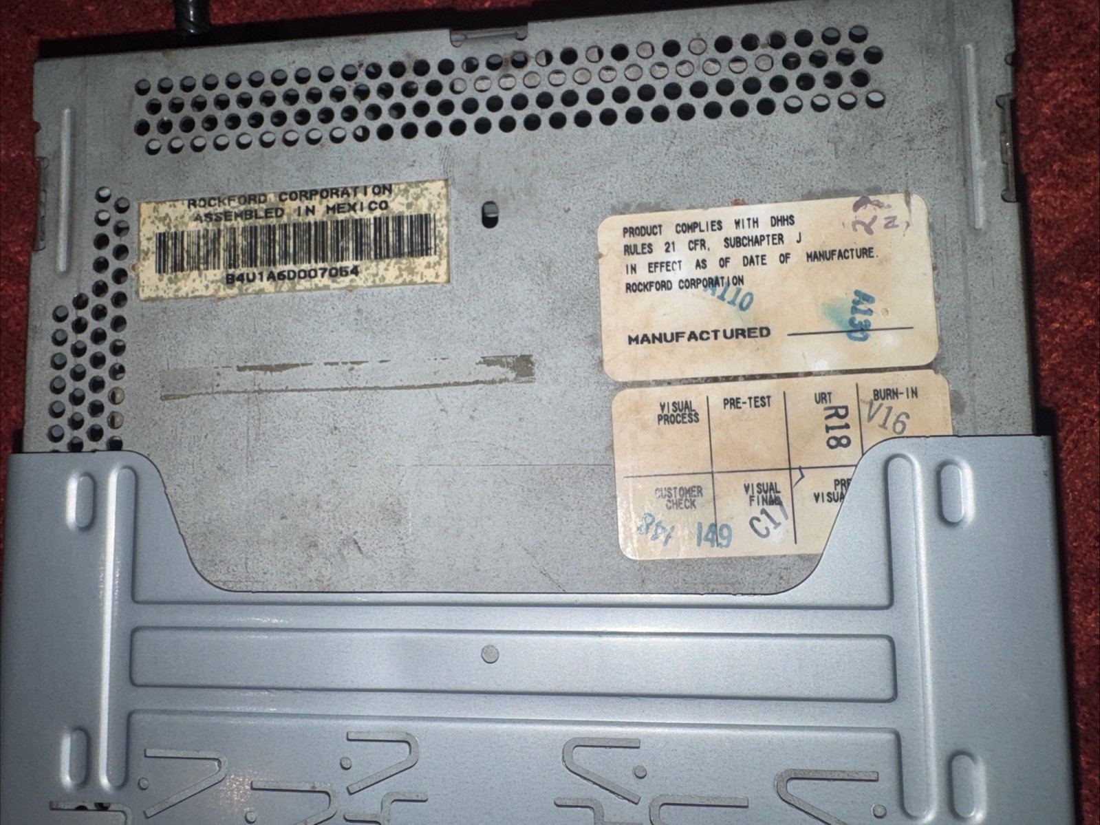 Rockford Fosgate CD Player RFX-8102 Removable Faceplate