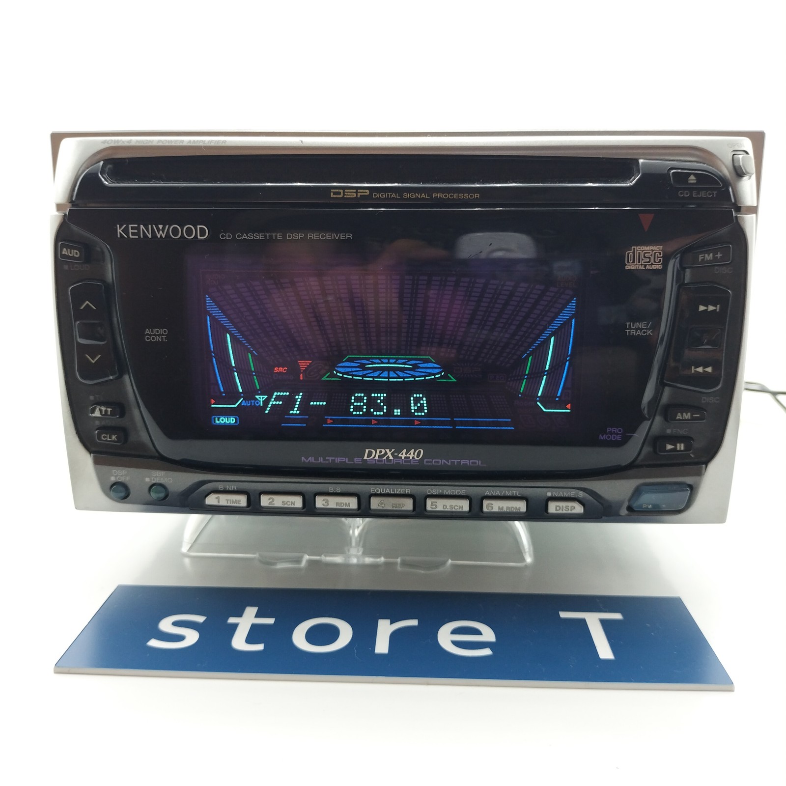 Kenwood DPX-440 2DIN Car Audio CD Cassette Player JDM DSP Tested Working Stock