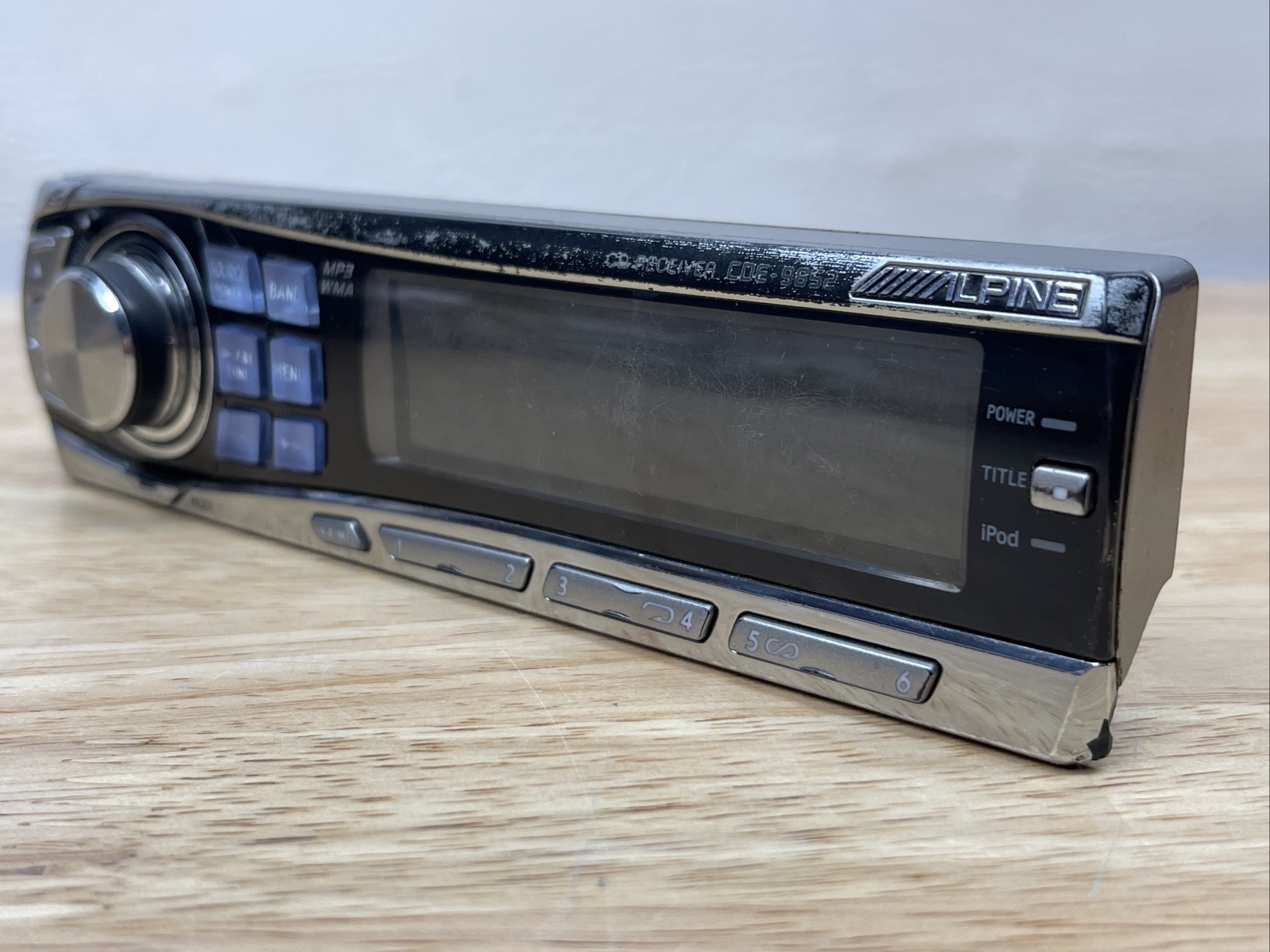 Alpine CDE-9852 Faceplate Only