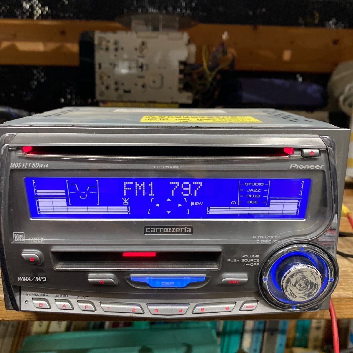 Pioneer Carrozzeria FH-P510MD Mini Disc 2DIN MD Player Car Stereo JDM Used