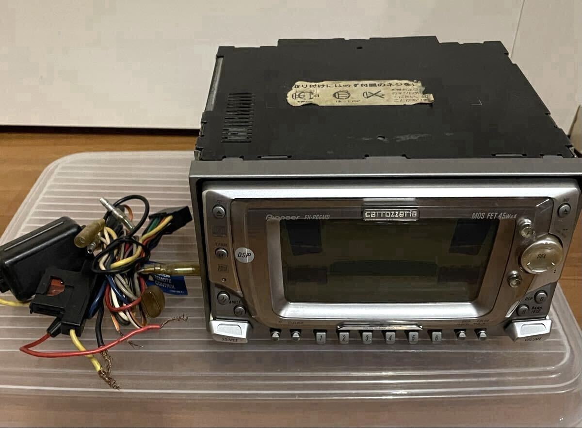 Pioneer Carrozzeria FH-P66MD 2DIN Car Audio DSP Main Unit MD/CD Tuner Japan