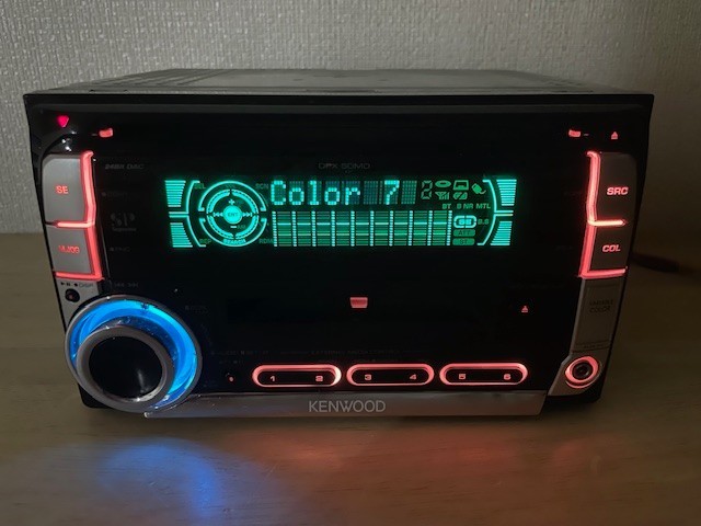 KENWOOD DPX-50MD 2Din Car Audio CD MD MDLP MP3 AUX Player Operation Confirmed