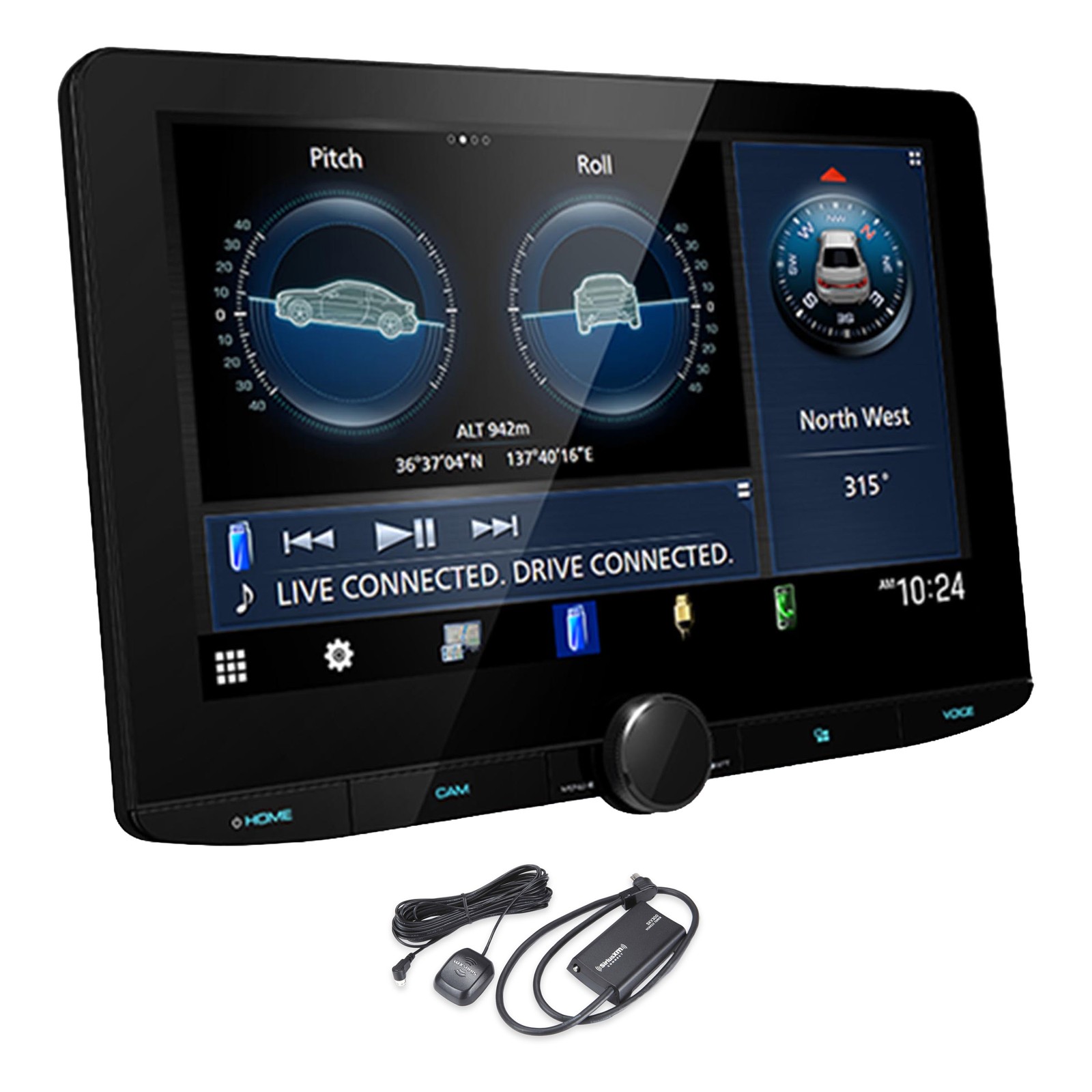 KENWOOD DMX1038S 10.1” Touchscreen Car Stereo Radio – Double DIN Bluetooth Re…