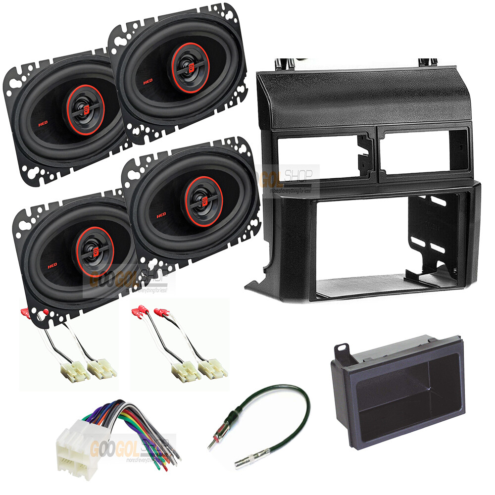 Cerwin Vega 4×6″ Speakers + Double DIN Radio Install kit For 1988-94 GM C/K 1500