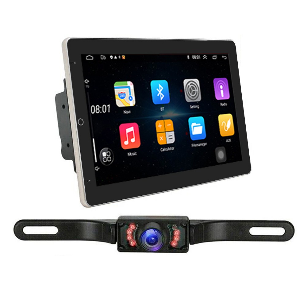 32G Rotatable Car Stereo Radio 2 DIN 10″ Android 13 Touch Screen GPS Wifi Navi