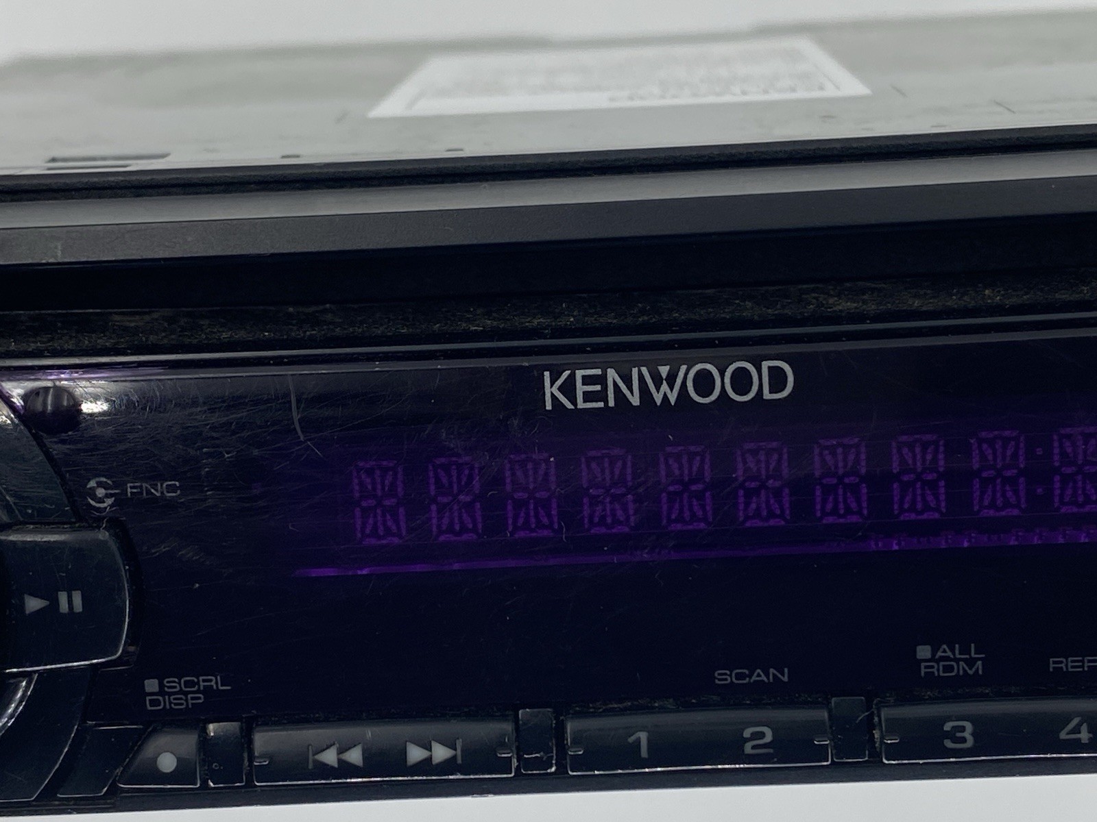 Kenwood KDC-152 AM/FM CD Mp3 Stereo Receiver with AUX Input And Remote UNTESTED