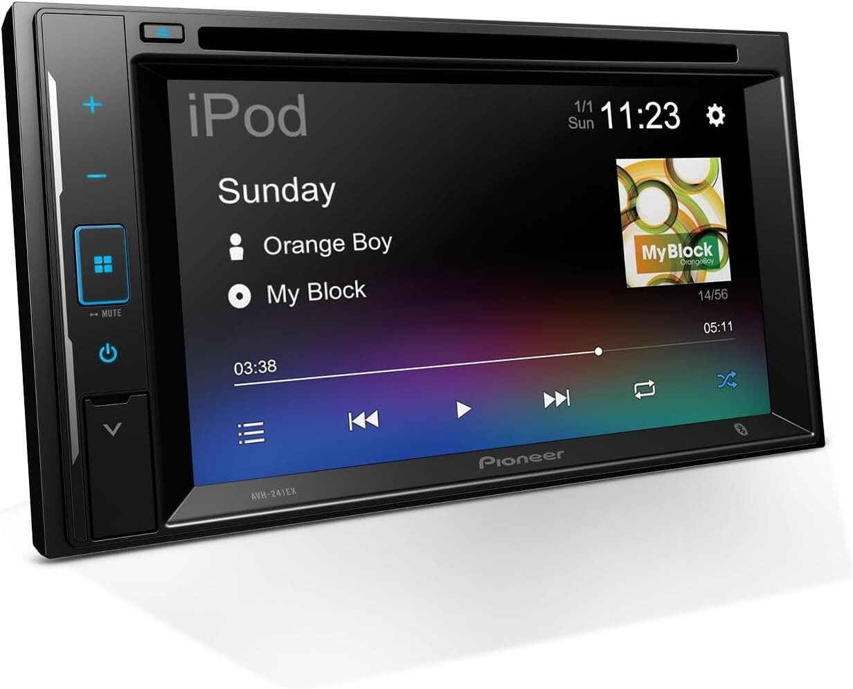 NEW Pioneer DMH-241EX 6.2″ Touchscreen Digital Media Receiver w/ Bluetooth