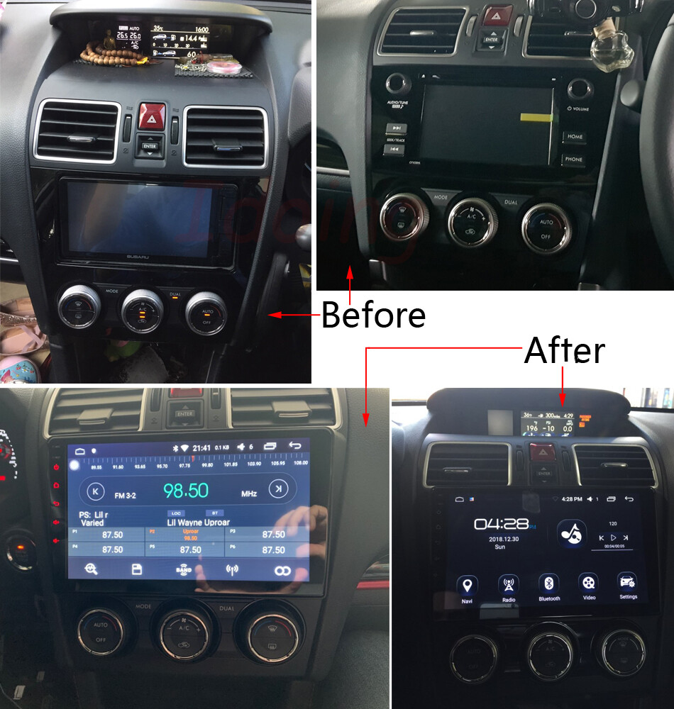 Idoing Car Stereo Radio GPS Carplay Android 12 For Subaru Forester WRX 2016-2021