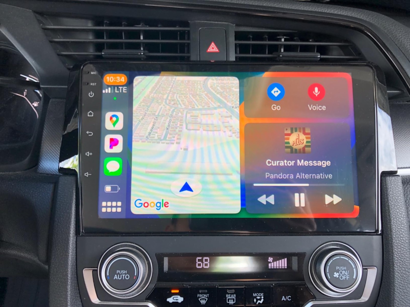 9” Android 13.0 Radio For Honda Civic 2016-2021 4Core 4+64G WiFi GPS Car Player