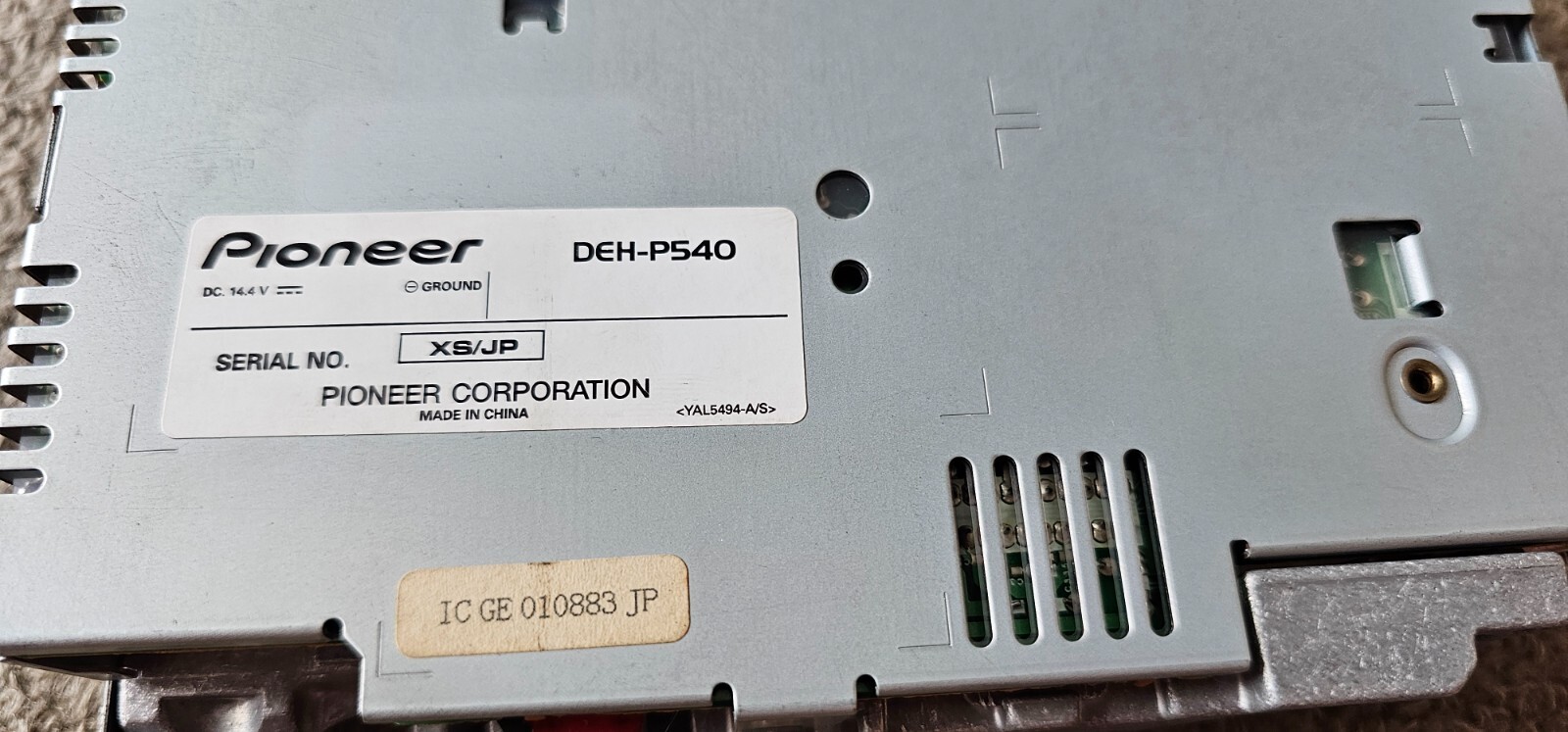 Pioneer DEH P 540