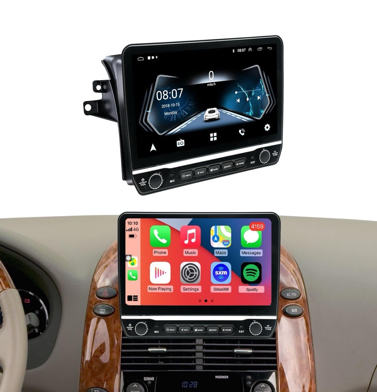 8 Core 32G Stereo Radio for Toyota Sienna 2004-2010 Android 12 10.1 Inch NEW