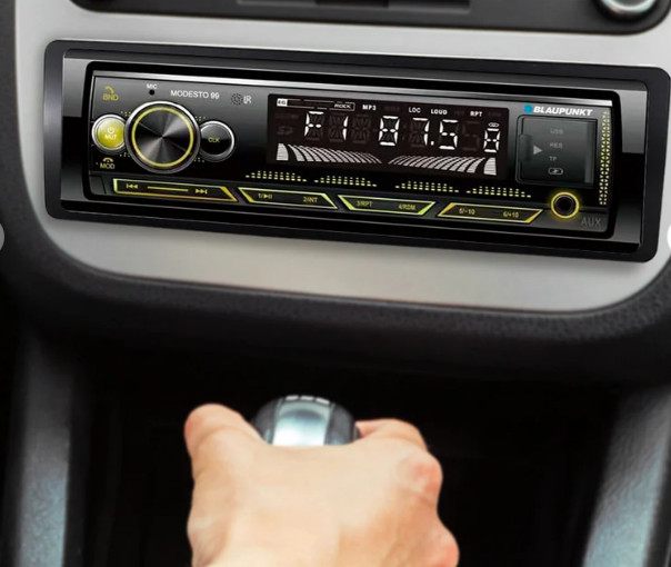 Blaupunkt MODESTO99 Single DIN Car Stereo Bluetooth Receiver with USB Aux Input
