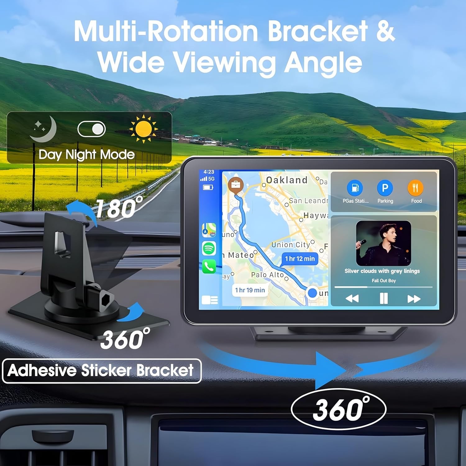7″ HD GPS Car Stereo – Bluetooth & Mirror Link