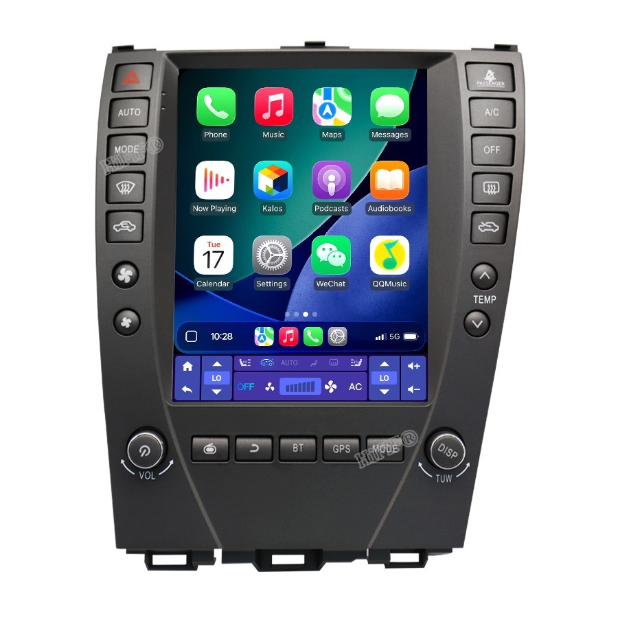 For Lexus ES ES240 ES300 ES330 ES350 2006-2012 For Tesla Style Screen Car Radio