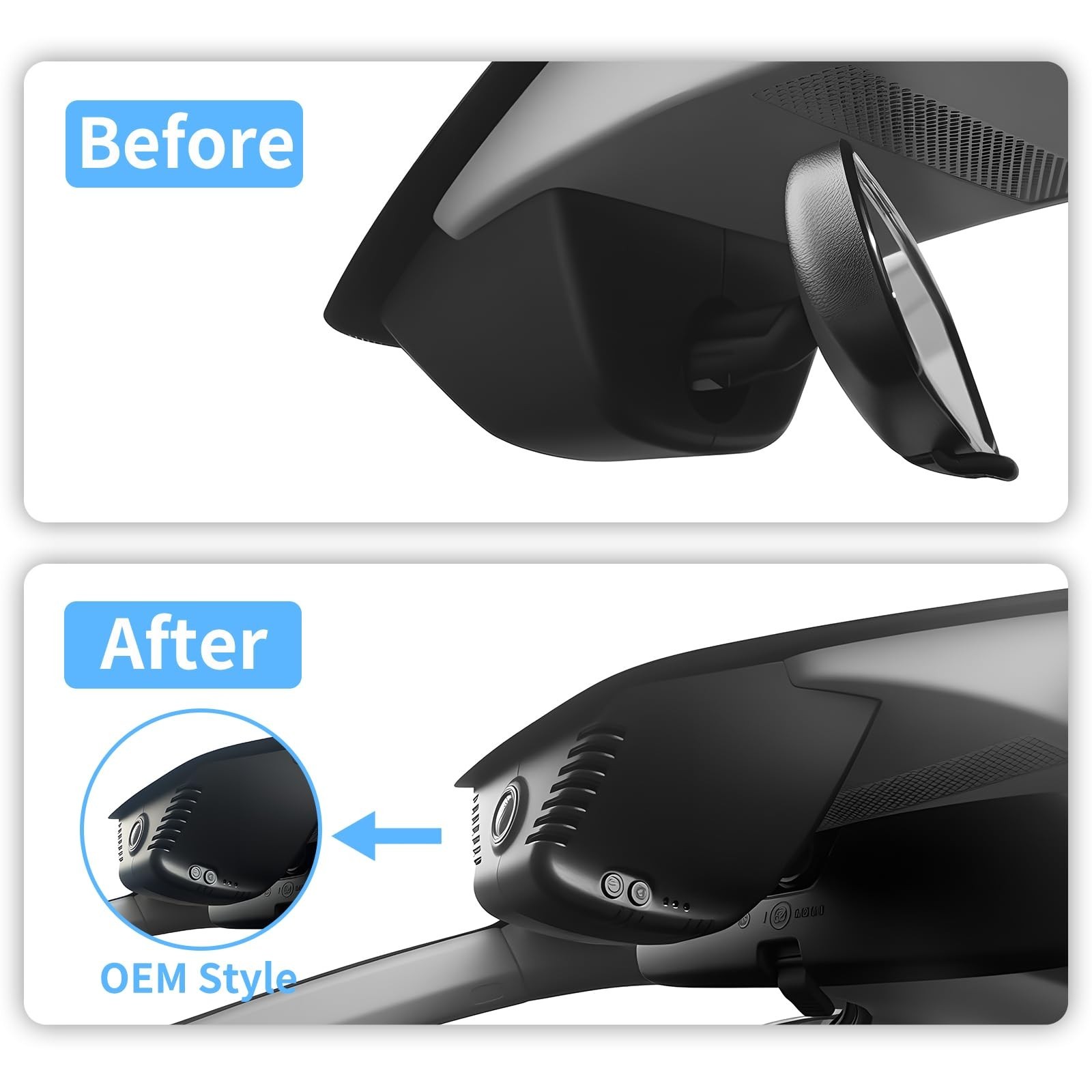 Front 4K & Rear 1080P Dash Cam for Honda Accord 2023 2024 2025 2026 Hybrid LX…