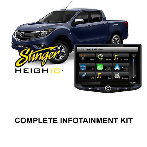 Stinger HEIGH10 Infotainment Kit to suit Mazda BT-50 2015–2019