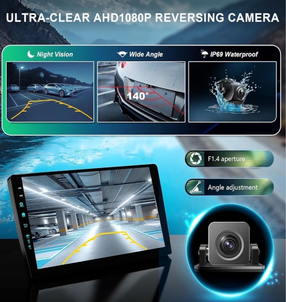 9″ Android 13 Car Stereo 2009-2012 Ford F-150 CarPlay 4GB+64GB QLED Radio NEW