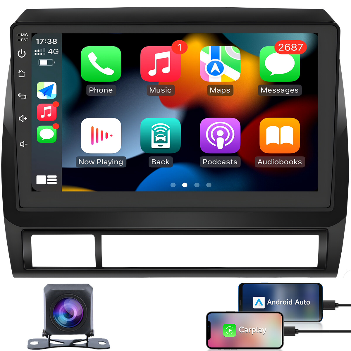 9” Android 13 For Toyota Tacoma 2005-2013 Carplay Car Radio Stereo GPS Navi