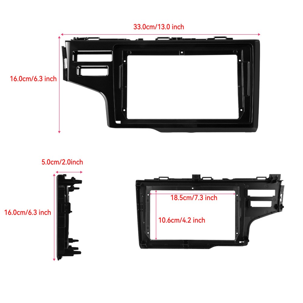 Carplay Android 13 Car Stereo Radio WiFi GPS Navi For Honda Fit Jazz 2015-2018
