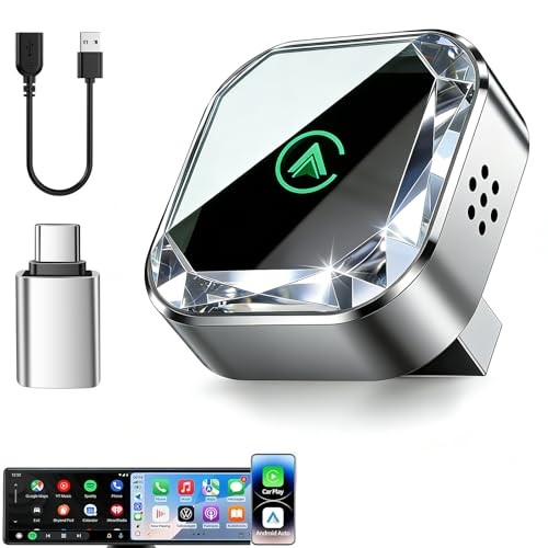 2026 Mini Wireless CarPlay Android Auto 2 in 1 Adapter – Converts Wired to
