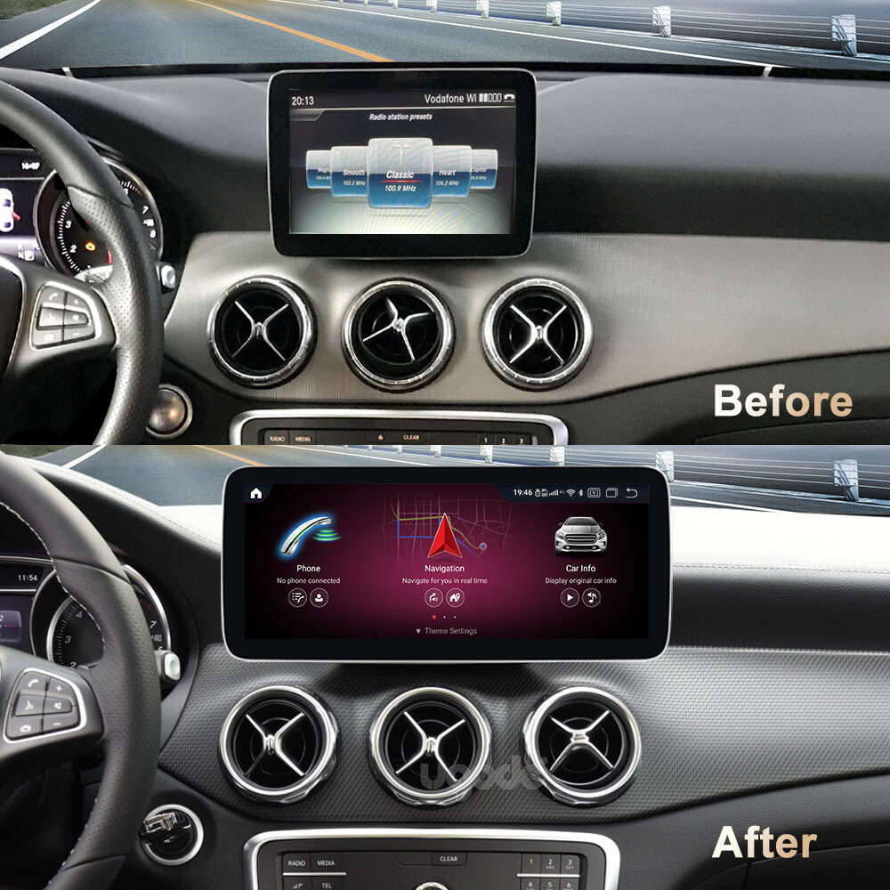 Ugode 12.3inch Android Screen Upgrade CarPlay Mercedes Benz A GLA CLA 2016-2018