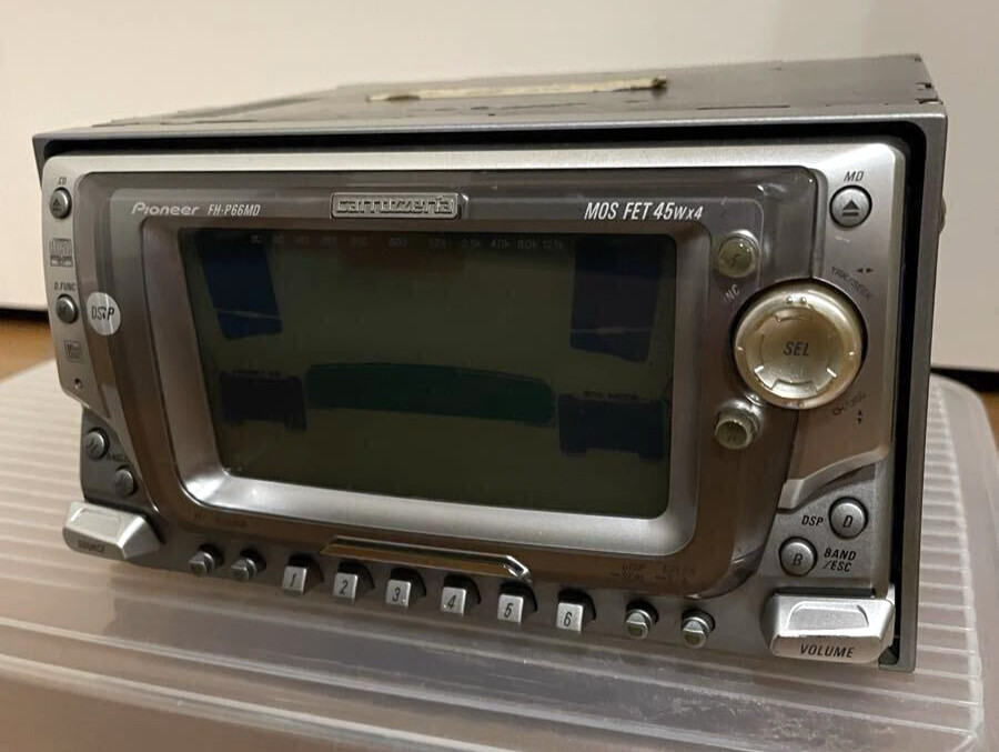 Pioneer Carrozzeria FH-P66MD 2DIN Car Audio DSP Main Unit MD/CD Tuner Japan
