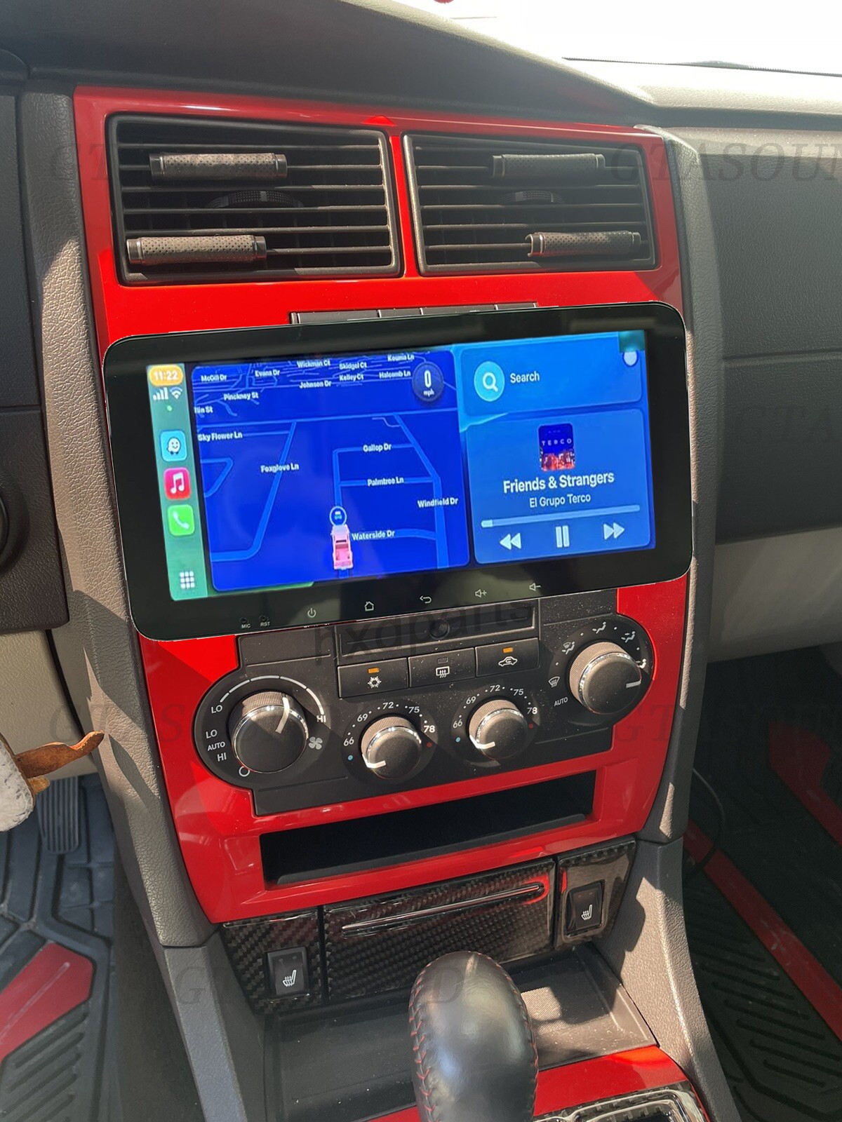 2+64 Carplay For 2008-2010 Dodge Charger Car Stereo Radio GPS WIFI Android 14