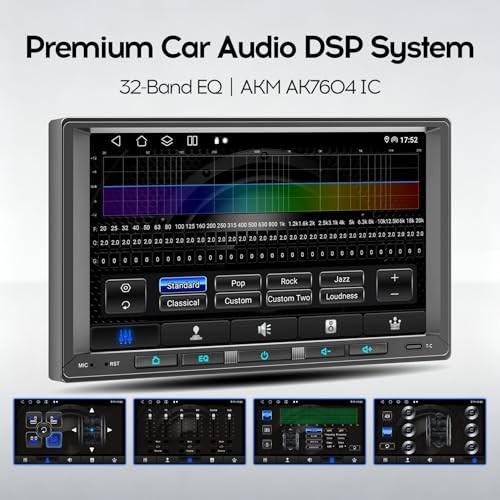 7inch Android Double DIN Car Stereo, Wireless 7inch Android 8Core 4+32GB