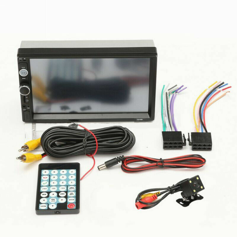 7inch HD 2Din Touch Screen Car Stereo MP5 Player Radio Android IOS USB/TF+Camera