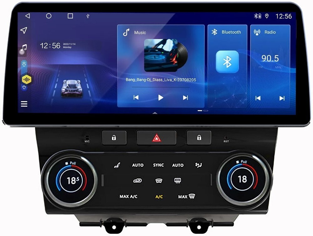 12.3”HD Car Radio GPS Navigation Android 6+128GB For Chevrolet Camaro 2010-2015