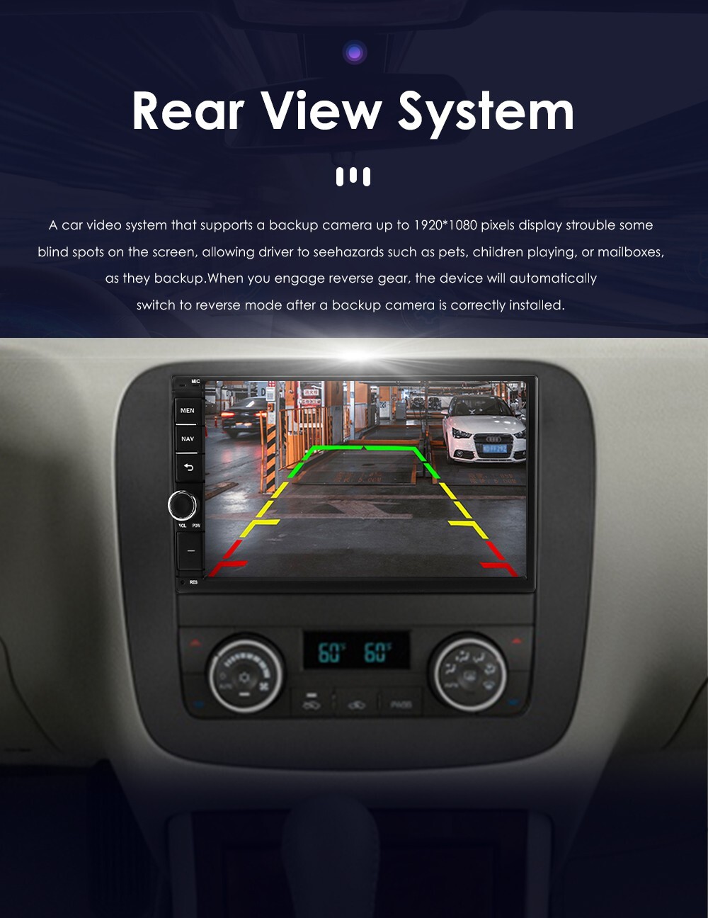 8+128 RAM 2Din 7”Android 12 8Core Car Stereo GPS Radio WiFi CarPlay DSP +AHDCAM