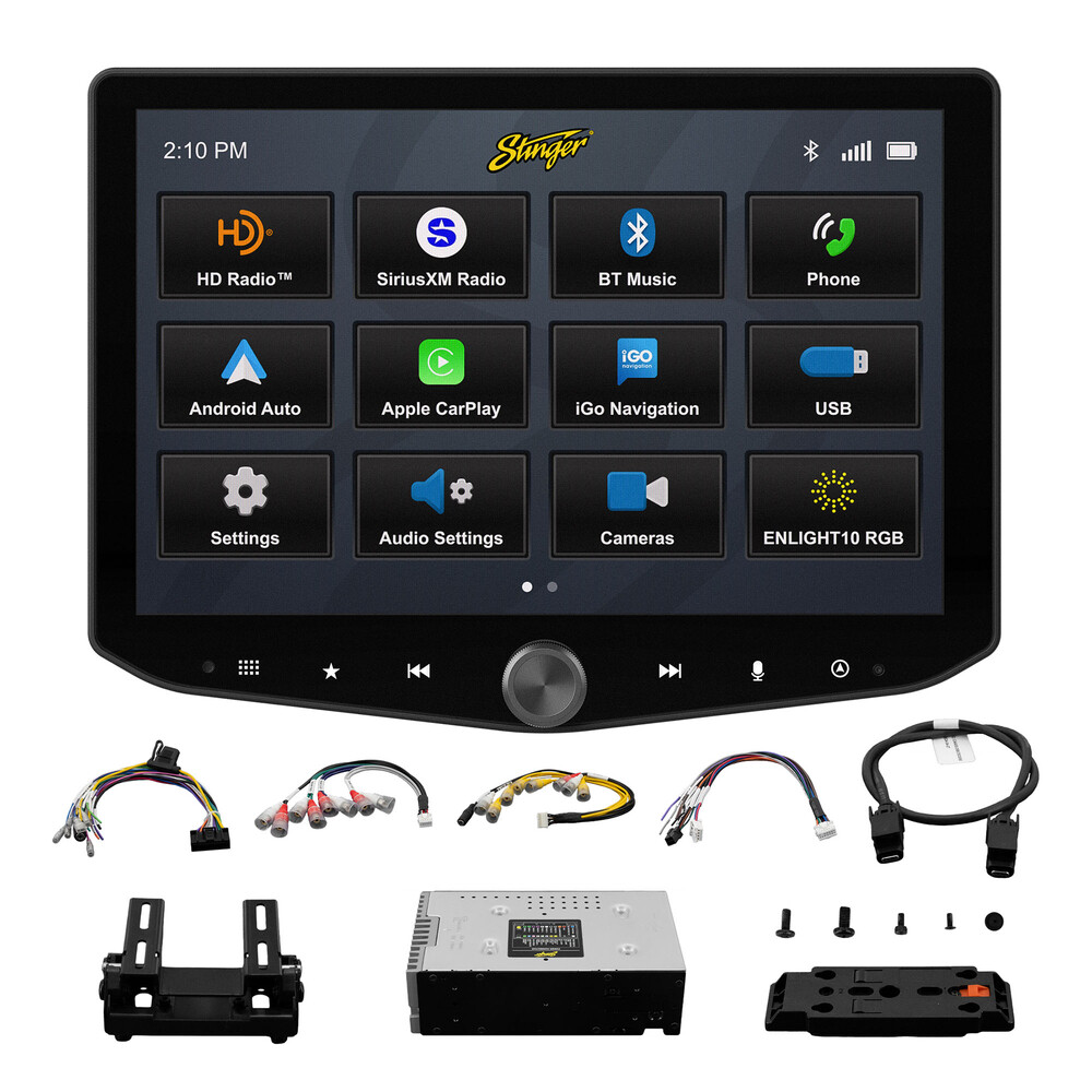 Stinger IX210 (HORIZON10) 10″ Multimedia Receiver + License Plate Camera