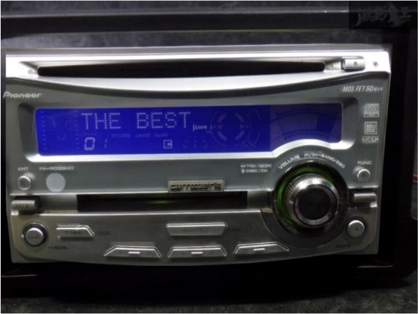 Pioneer Carrozzeria FH-P055MD 2DIN Car Audio CD MD Player Tested Working from JP