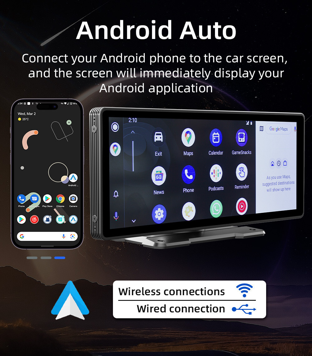 9.3in Car Stereo Radio Multimedia Player WIFI Bluetooth Audio FM Mirror Link