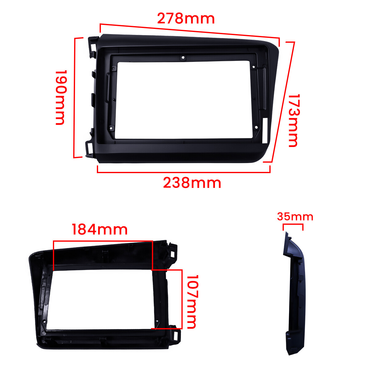 2G+32G Carplay Android 12 Car Stereo Radio For 2012 Honda Civic GPS +Camera