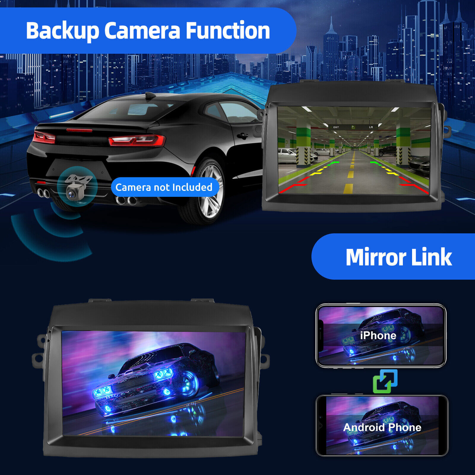 Apple Carplay Car Radio Stereo GPS WIFI For Toyota Sienna 2004-2010 Android 15.0