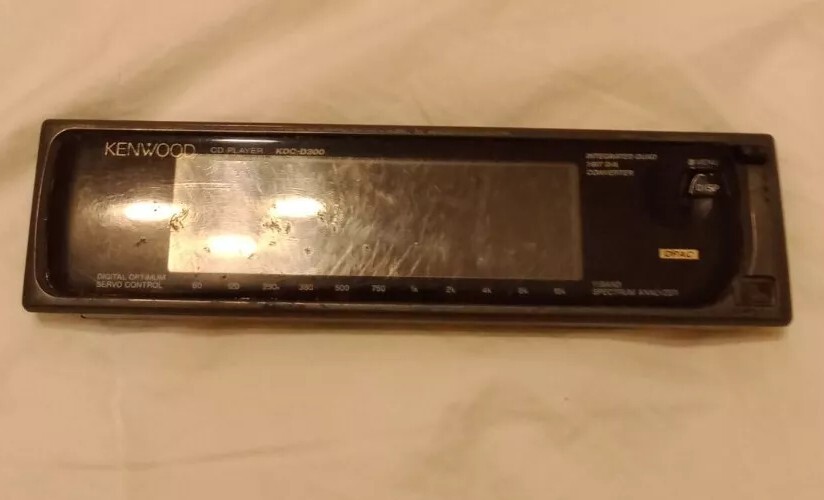 Kenwood CD Player Spectrum Analyzer KDC-D300 FACEPLATE Only (Used).