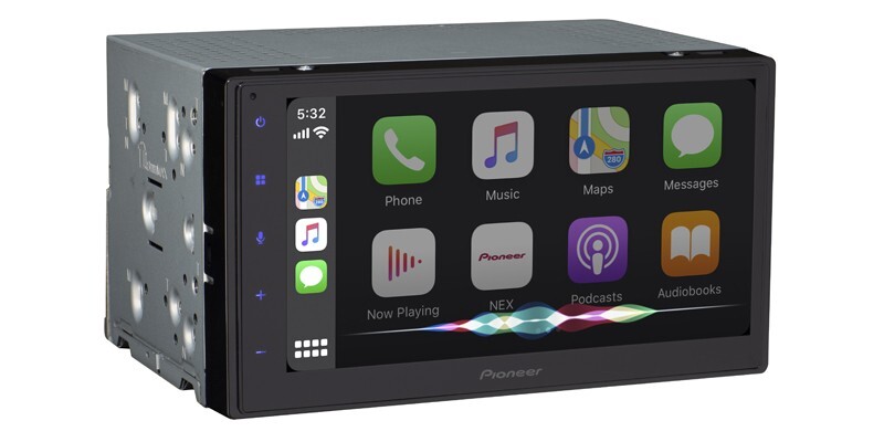 Pioneer DMH-1770NEX 6.8″ Media Receiver w/Auto CarPlay SiriusXM +XV-95 BK Camera