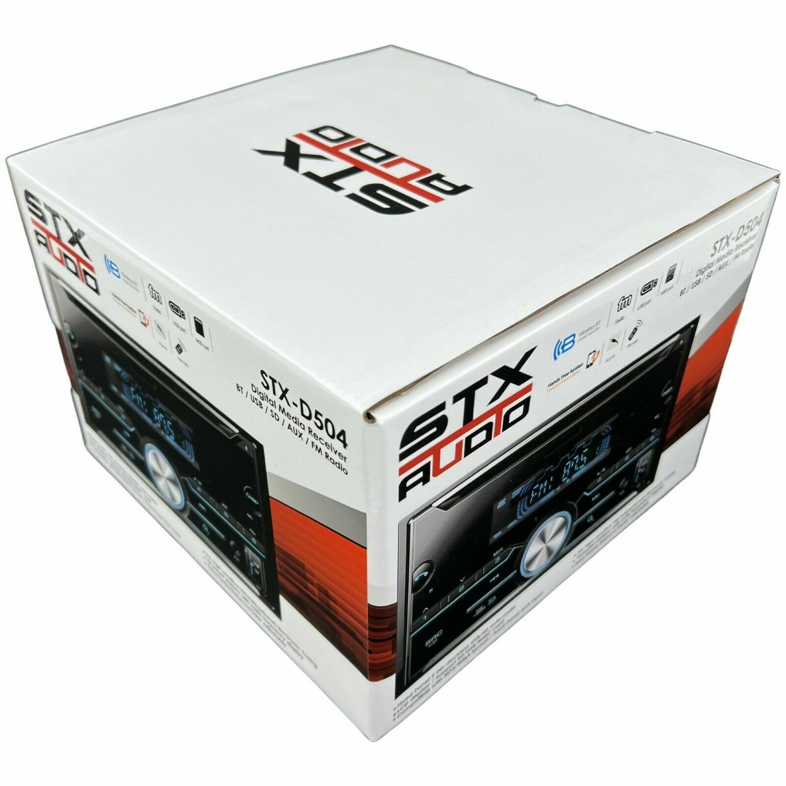 4x Pioneer 6.5″ Speakers + Double DIN CD/MP3 Bluetooth USB SD Car Receiver 75x4w