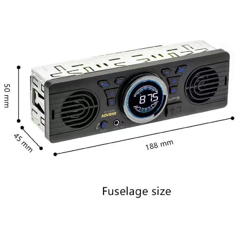 Car Multimedia Bluetooth Radio MP3 Audio Player Loudspeaker BT Host Speaker Kit