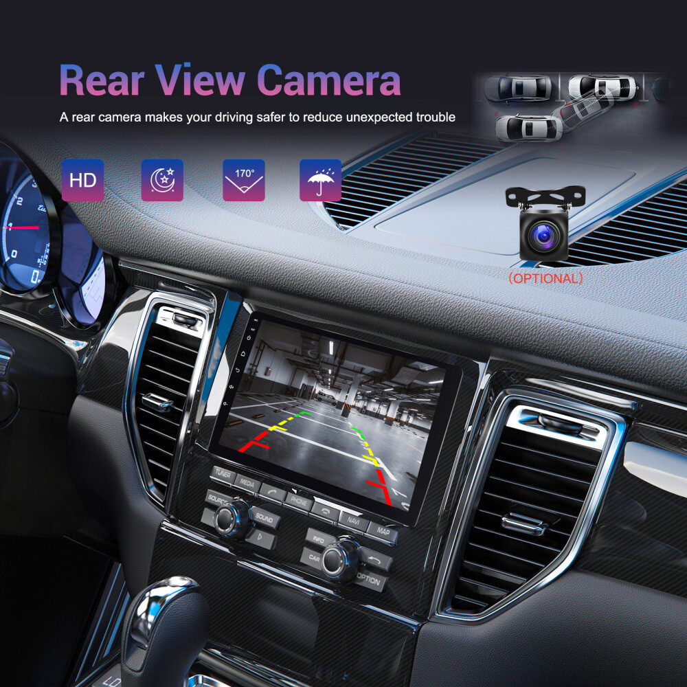 4G+64GB Apple Carplay Car Stereo Radio Android 13.0 GPS Navi WIFI FM RDS Camera