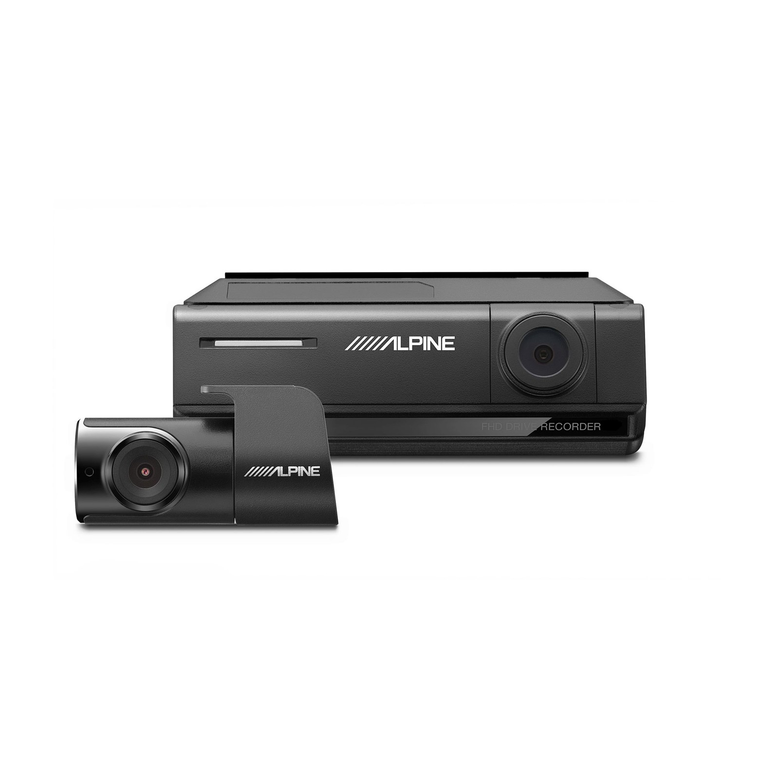 Alpine UTE-63BT Bluetooth Car Stereo with DVR-C320R Dash Camera