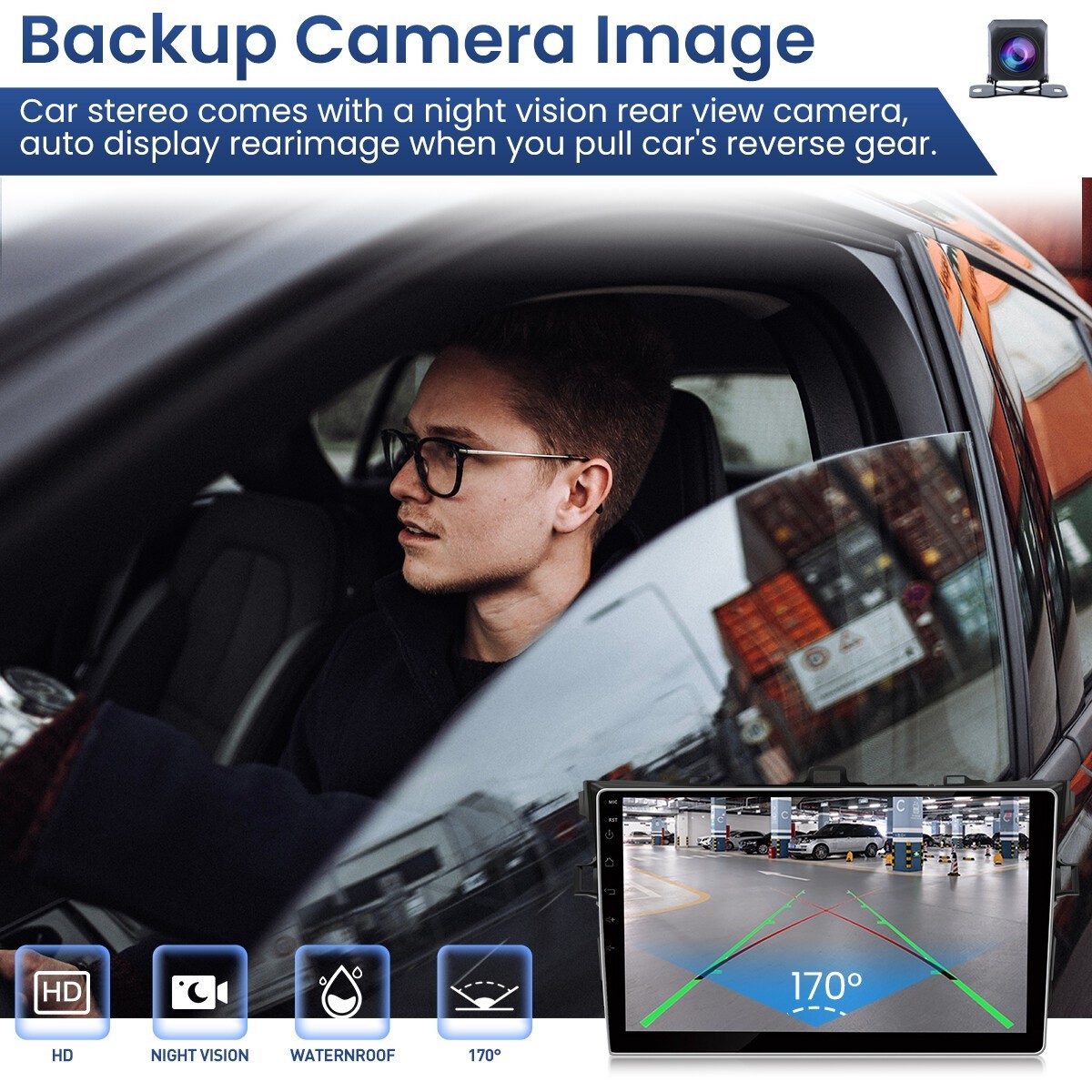 Radio For 2009-2013 Toyota Corolla Carplay FM RDS Backup Cam Stereo Head Unit