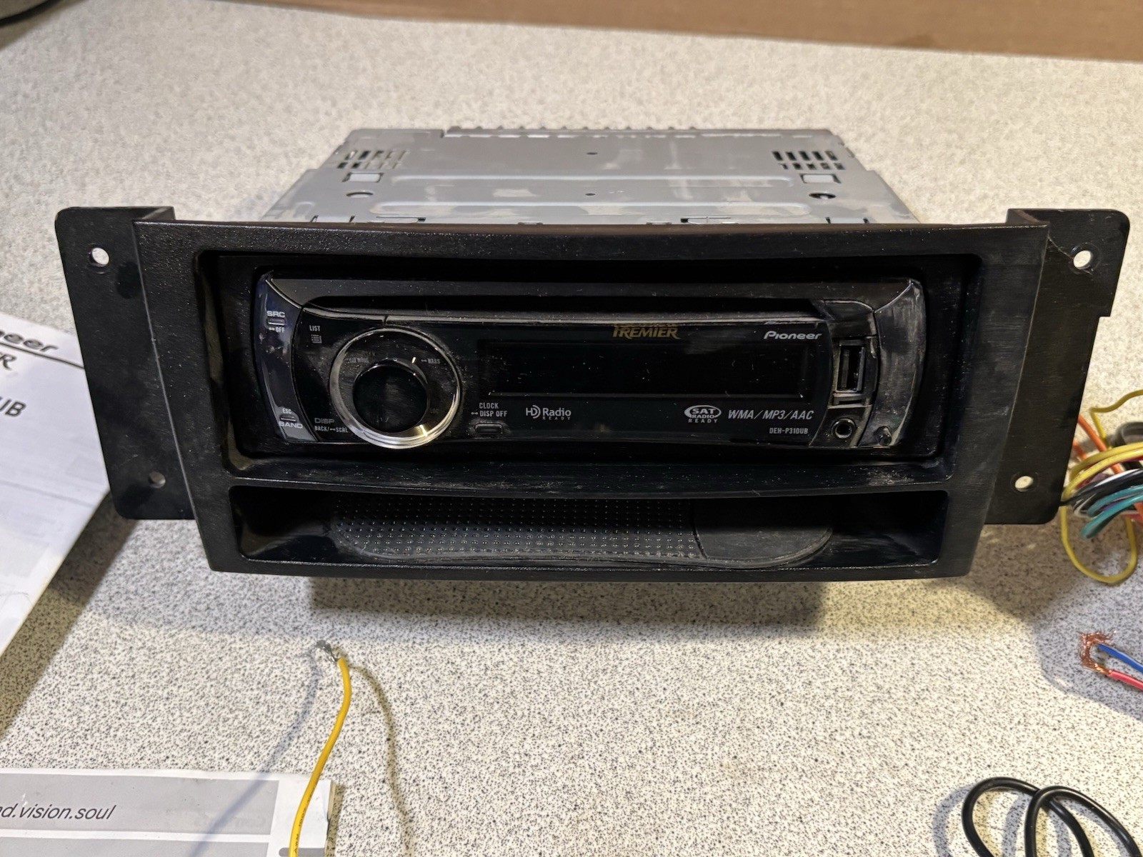 Pioneer Premier DEH-P310UB Car Stereo Lot Sirius SCC1 CD-SB10 PAC SWI-PS Parts