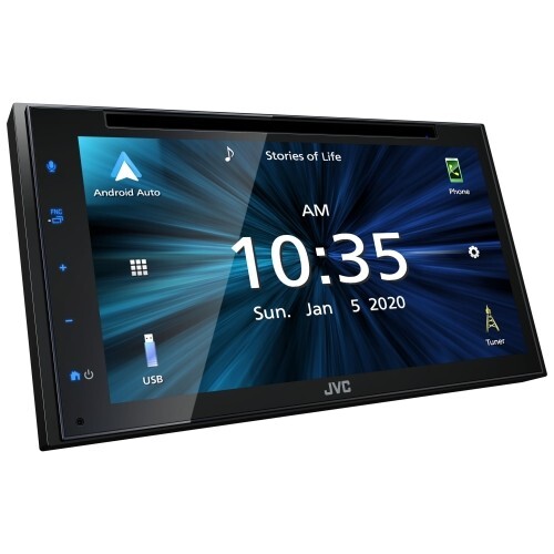 JVC KW-V660BT 6.8 inch Monitor with DVD Receiver USB Mirroring Apple Carplay